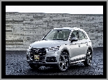 Audi Q5, Ściana, Srebrne, 2017