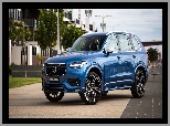 2016, Niebieskie, Volvo XC90 T6 R-Design